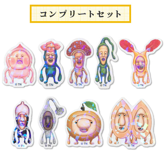 ホログラムクリアステッカー（全9種）コンプリートセット
