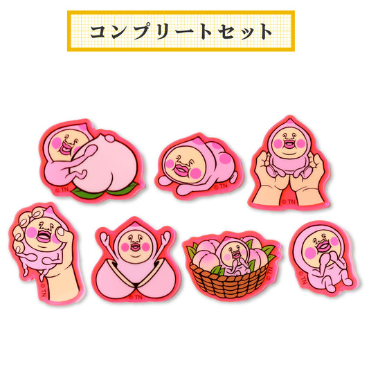 カクレモモジリアクリルステッカー（全7種）コンプリートセット