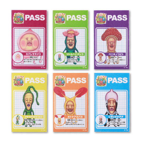 スタッフPASS風ステッカー（全6種）単品ランダム